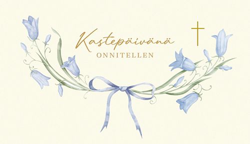 2-osainen kastekortti