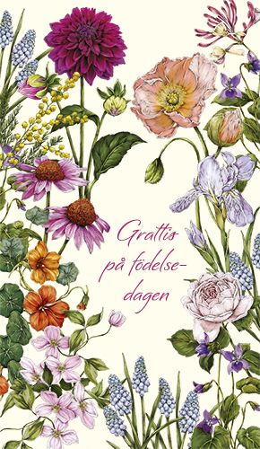 2-osainen kortti Catherine Lewis ruotsinkielinen