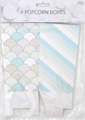 Popcorn boxi vihreä/beige 4kpl