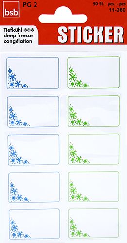 Tarra KT10 etiketit pakastamiseen (11-280)