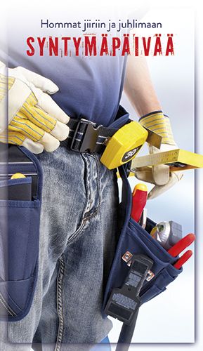 2-osainen syntymäpäiväkortti