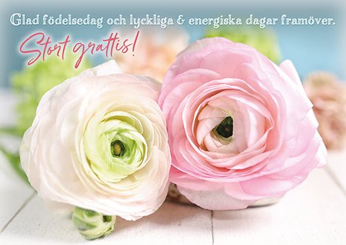 Postikortti syntymäpäivä ruotsinkielinen Sari Savela