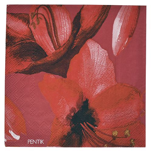 Servetti 33cm Pentik Amaryllis punainen
