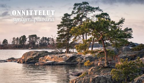 2-osainen onnittelukortti