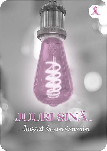 Postikortti Roosa nauha