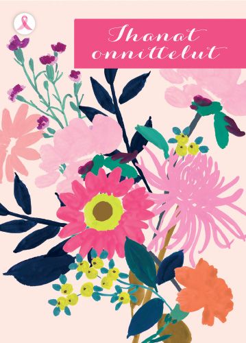 Postikortti Roosa nauha