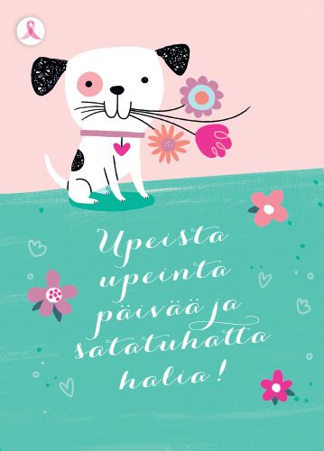 Postikortti Roosa nauha