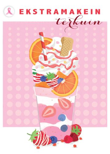 Postikortti Roosa nauha