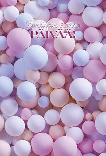 2-osainen kortti Roosa nauha