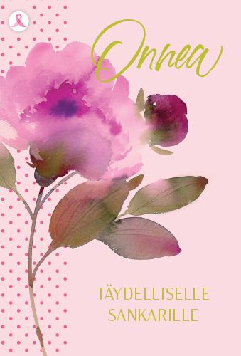 2-osainen kortti Roosa nauha