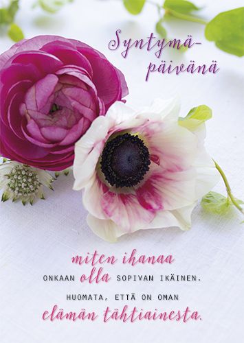 Postikortti syntymäpäivä Ilona Pietiläinen