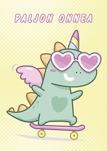 Postikortti lasten onnittelu