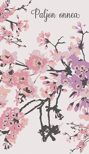 2-osainen onnittelukortti Merja Palin