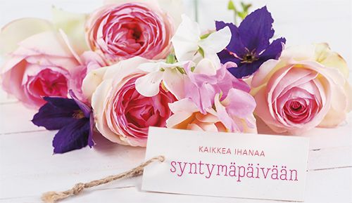 2-osainen syntymäpäiväkortti