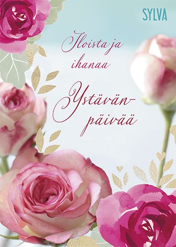 Ystävänpäiväkortti Sylva postimaksu maksettu