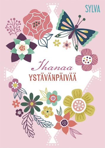 Ystävänpäiväkortti Sylva postimaksu maksettu