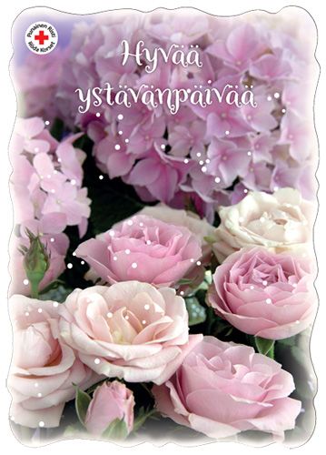 Ystävänpäiväkortti Suomen Punainen Risti postimaksu maksettu