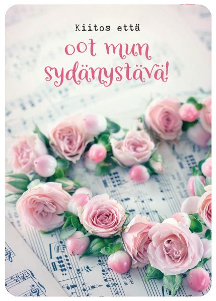 Ystävänpäiväkortti Anna-Mari West