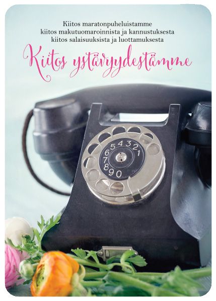 Ystävänpäiväkortti Anna-Mari West