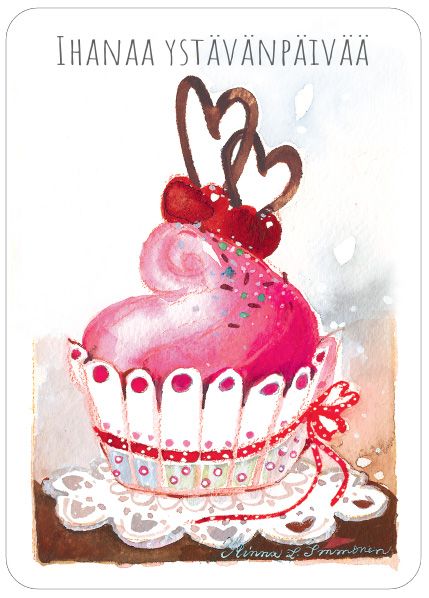 Ystävänpäiväkortti Minna Immonen
