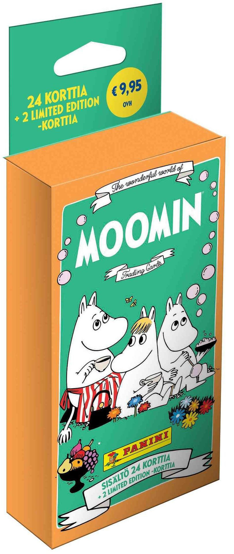 The Wonderful World of Moomin -3 korttipaketin laatikko 2025