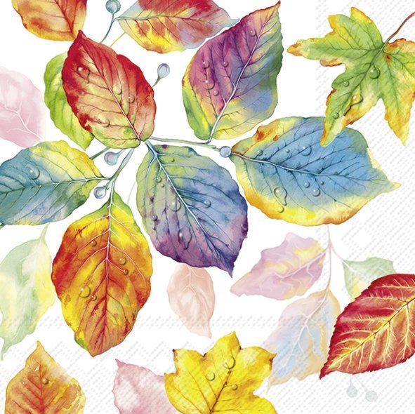 Servetti 25cm COLORFUL LEAVES