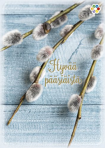 Pääsiäiskortti Suomen Syöpäpotilaat postimaksu maksettu