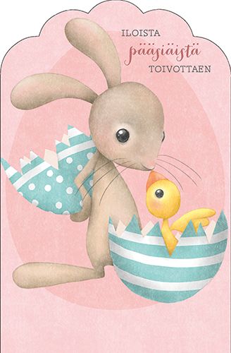 Pääsiäiskortti Mutturalla