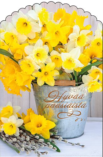 Pääsiäiskortti stanssattu Jorma Jämsen