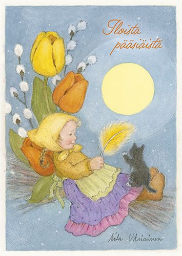 Pääsiäiskortti Aila Utriainen