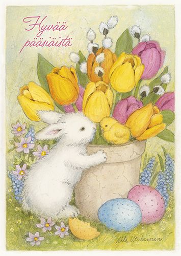 Pääsiäiskortti Aila Utriainen