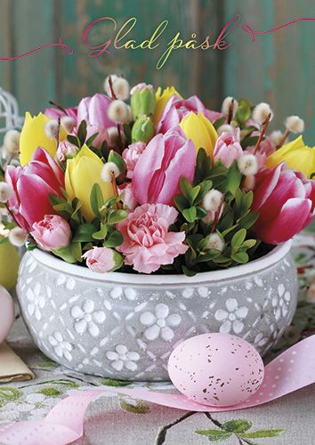 Pääsiäiskortti ruotsinkielinen