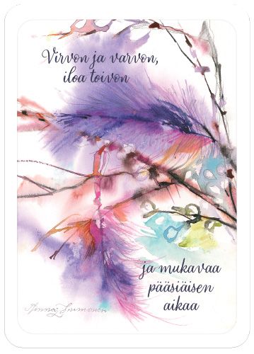 Pääsiäiskortti Minna Immonen