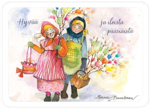 Pääsiäiskortti Minna Immonen