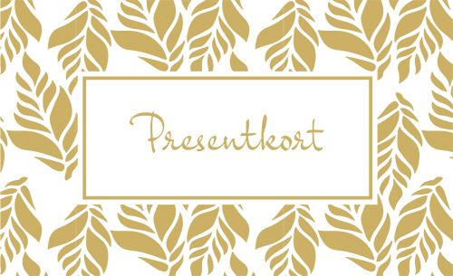 Lahjakorttipakkaus ruotsinkielinen