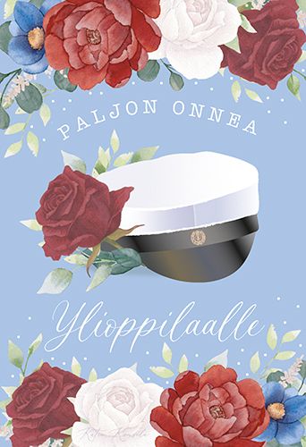 2-osainen ylioppilas setelitaskukortti Katri Kuusela