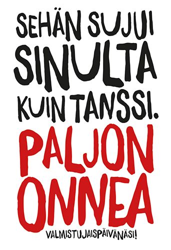 2-osainen kortti valmistuminen Löhönen