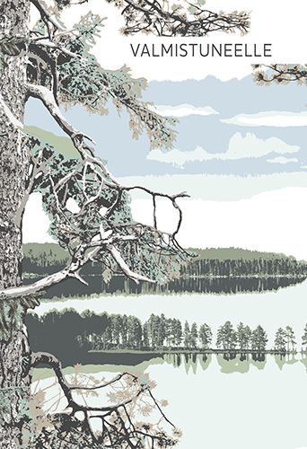 2-osainen valmistuminen setelitaskukortti Vallila