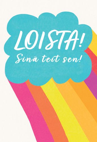 2-osainen ylioppilaskortti Hallmark