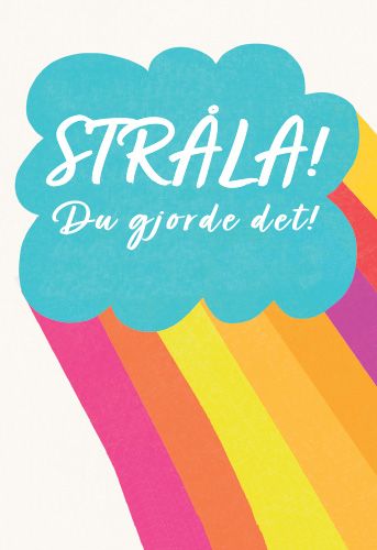 2-osainen ylioppilaskortti ruotsinkielinen Hallmark