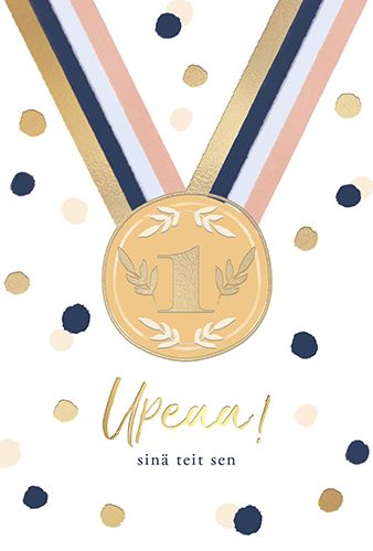 2-osainen valmistumiskortti