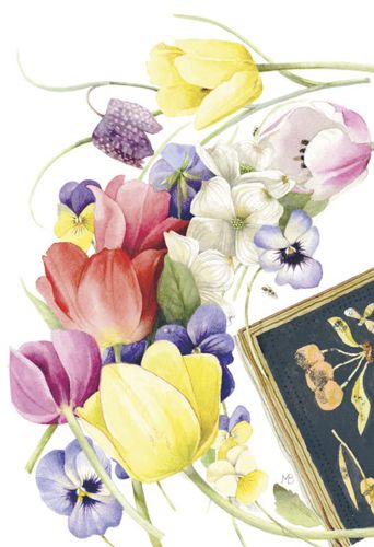 2-osainen kortti Marjolein Bastin tekstitön