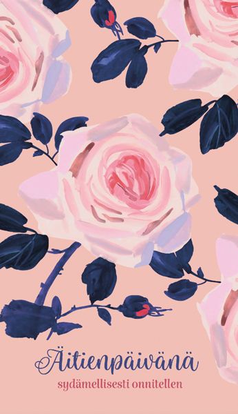 2-osainen äitienpäiväkortti Hallmark