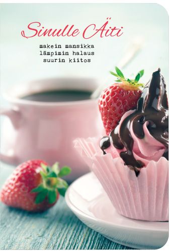 2-osainen äitienpäiväkortti Anna-Mari West