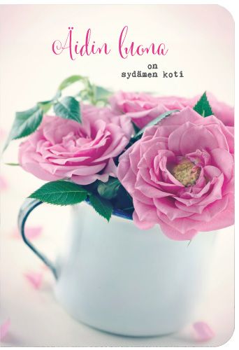 2-osainen äitienpäiväkortti Anna-Mari West