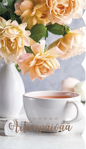 2-osainen äitienpäiväkortti