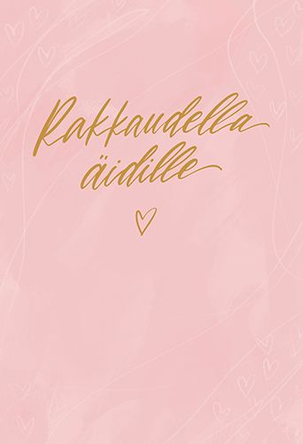 2-osainen äitienpäiväkortti Riika Tuohilampi