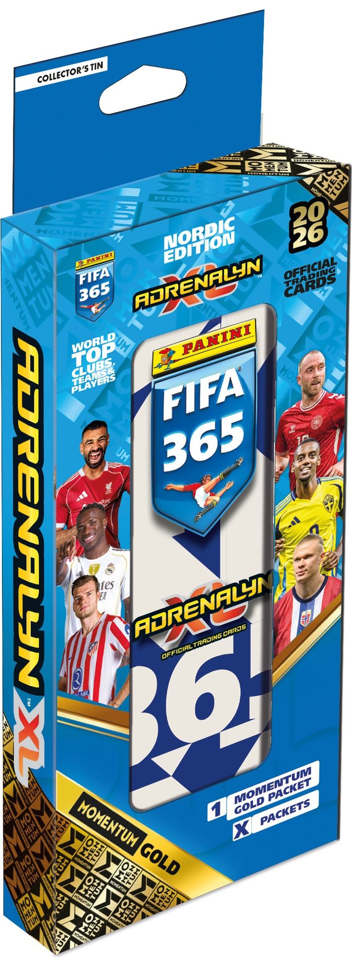 Panini Fifa 365 Adrenalyn XL -pencil tin rasia 2026 Nordic Edition