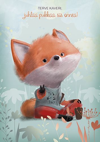 Postikortti lasten onnittelu