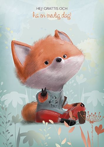 Postikortti lasten onnittelu ruotsinkielinen